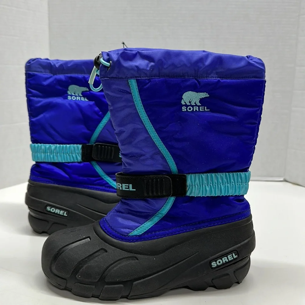 EUC Sorel Kids Flurry Insulated Winter Snow Boot